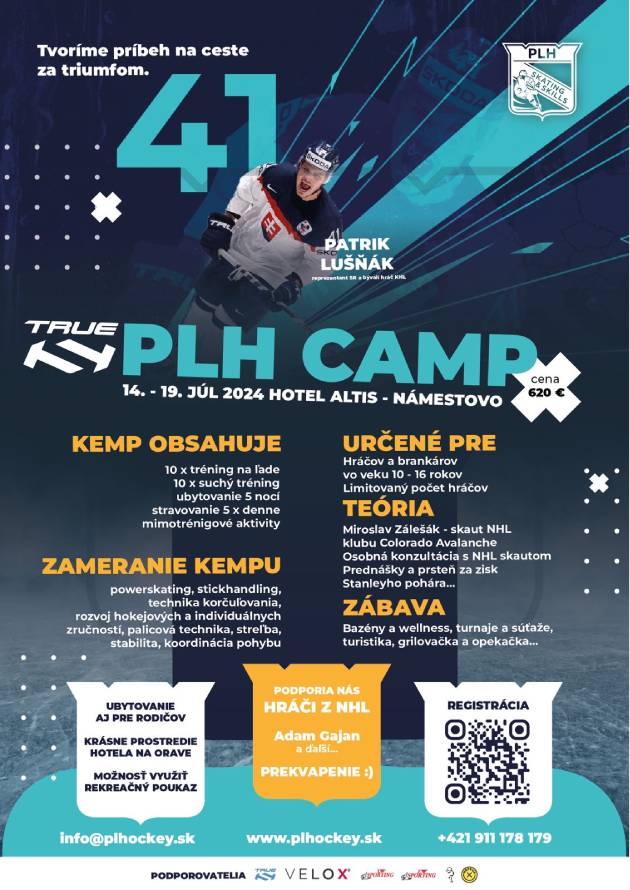 PLH CAMP - 14-19 júl 2024 hotel ALTIS Námestovo