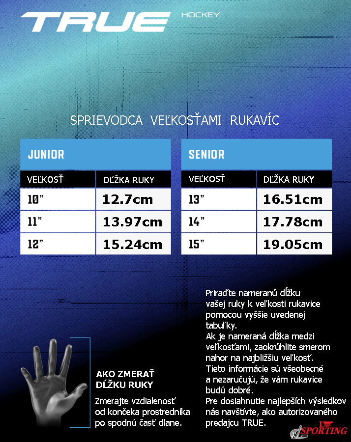 TRUE SPRIEVODCA VELKOSTAMI L-SPORTING