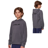 TRUE TERRY GRAPHIC HOODIE CHARCOAL DETSKÁ MIKINA