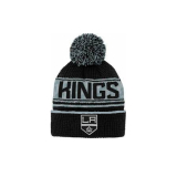 NHL PATTERN JACQUARD CUFFED POM LOS ANGELES KINGS DETSKÁ ZIMNÁ ČIAPKA