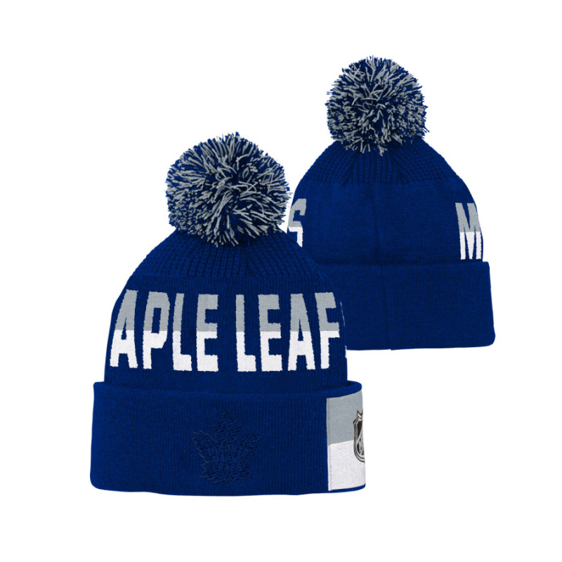 NHL FACE-OFF JACQUARD KNIT TORONTO MAPLE LEAFS DETSKÁ ZIMNÁ ČIAPKA