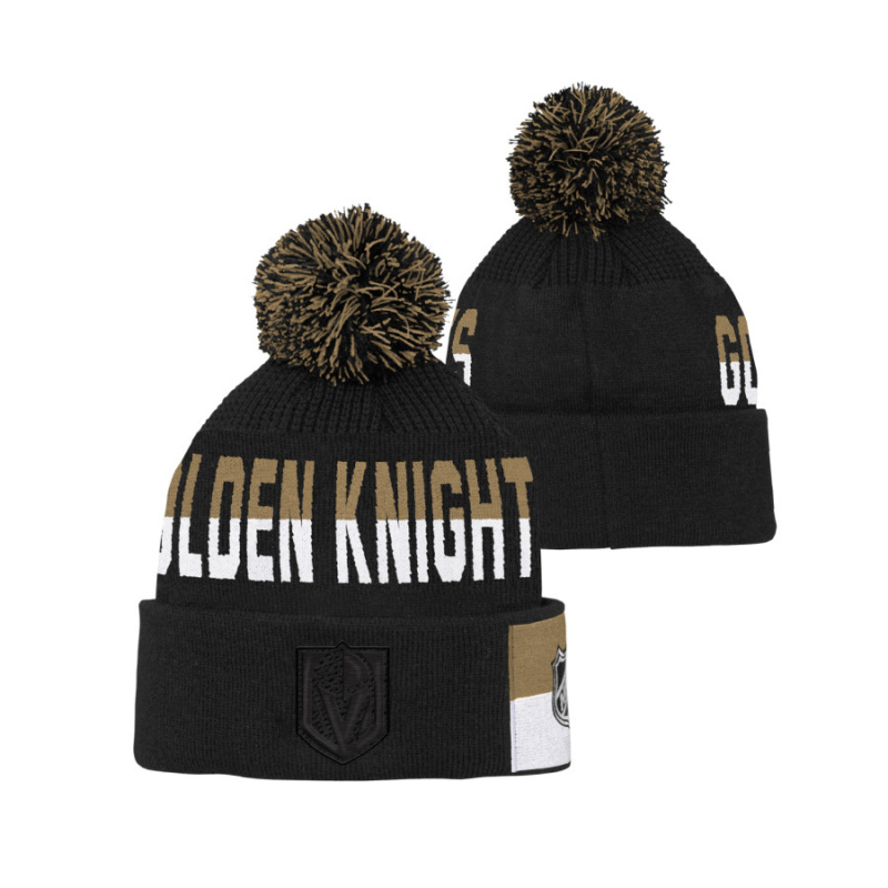NHL FACE-OFF JACQUARD KNIT LAS VEGAS GOLDEN KNIGHTS DETSKÁ ZIMNÁ ČIAPKA