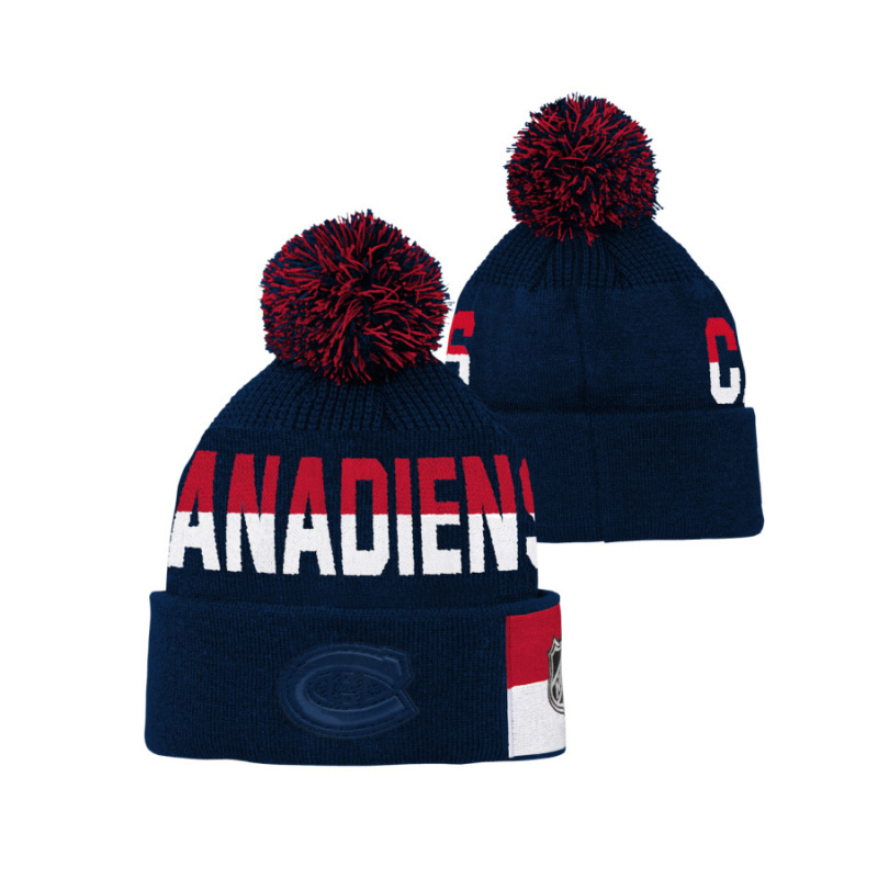 NHL FACE-OFF JACQUARD KNIT MONTREAL CANADIENS DETSKÁ ZIMNÁ ČIAPKA