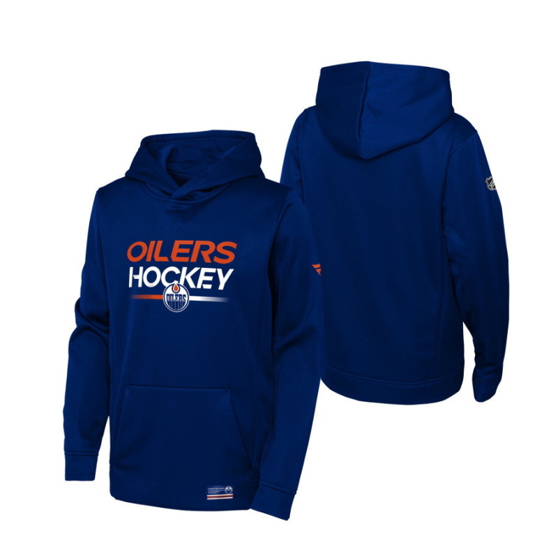 NHL AUTHENTIC PRO HOODIE PO HOOD EDMONTON OILERS DETSKÁ MIKINA