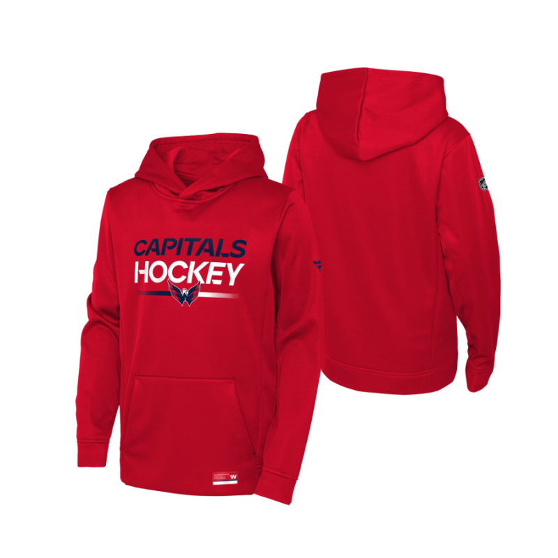NHL AUTHENTIC PRO HOODIE PO HOOD WASHINGTON CAPITALS DETSKÁ MIKINA