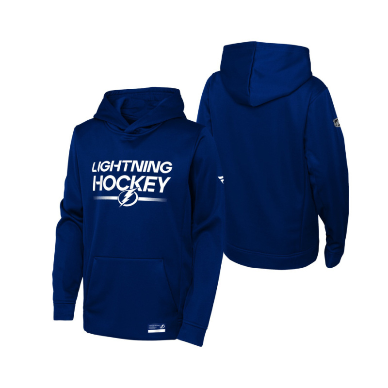 NHL AUTHENTIC PRO HOODIE PO HOOD TAMPA BAY LIGHTNING DETSKÁ MIKINA