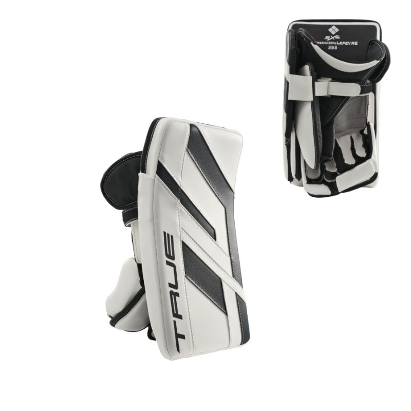BRANKÁRSKA VYRÁŽAČKA TRUE HZRDUS 9X4 WHITE/BLACK SENIOR