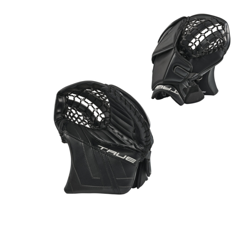 BRANKÁRSKA LAPAČKA TRUE HZRDUS 9X4 BLACK/BLACK SENIOR