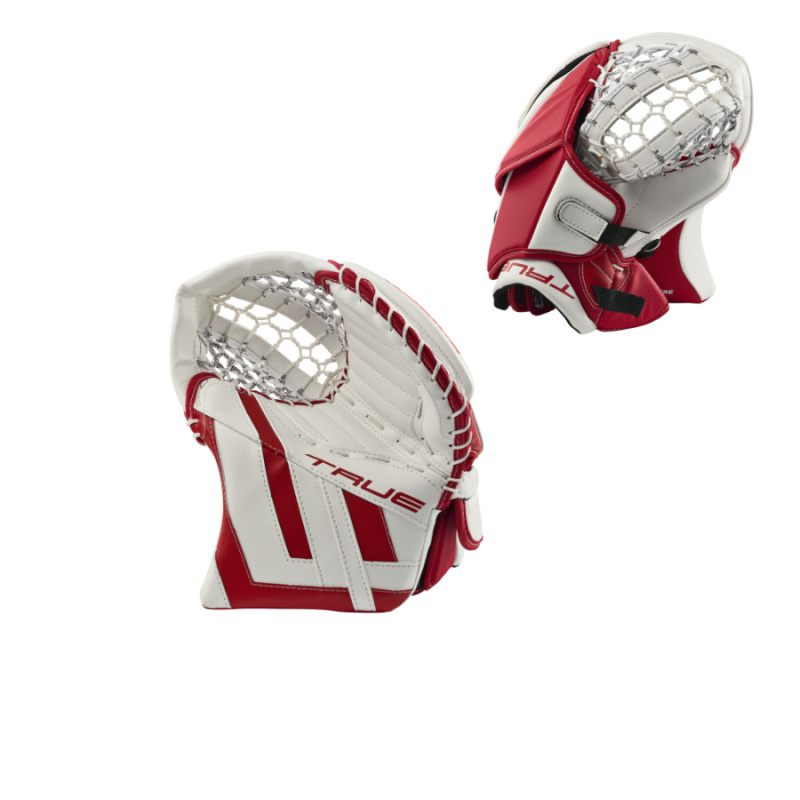 BRANKÁRSKA LAPAČKA TRUE HZRDUS 9X4 WHITE/RED SENIOR