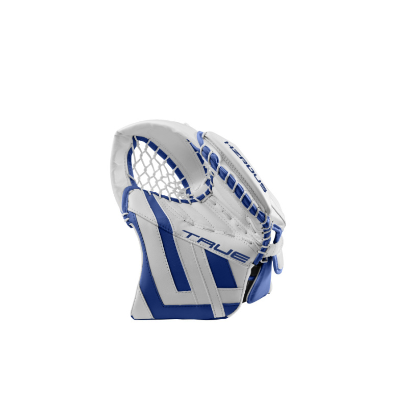 BRANKÁRSKA LAPAČKA TRUE HZRDUS 7X4 WHITE/ROYAL INTERMEDIATE