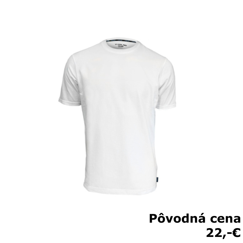 DETSKÉ TRIČKO TRUE T-SHIRT BLANK TEE WHITE 