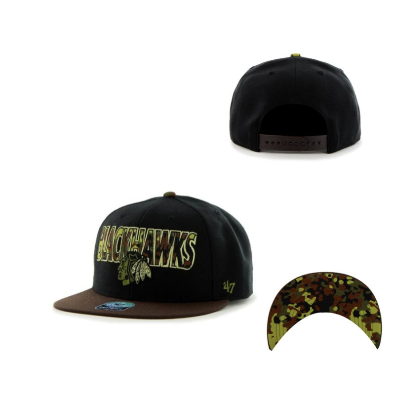 47 BRAND PROSPECT SNAPBACK NHL CHICAGO BLACKHAWKS ŠILTOVKA