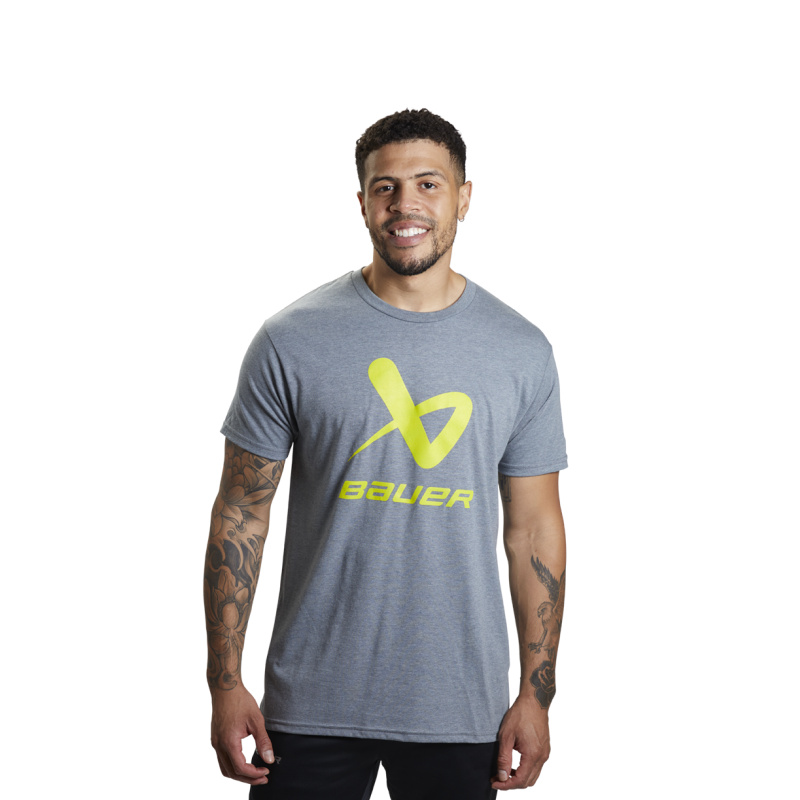PÁNSKE TRIČKO BAUER CORE LOCKUP SS GRY 