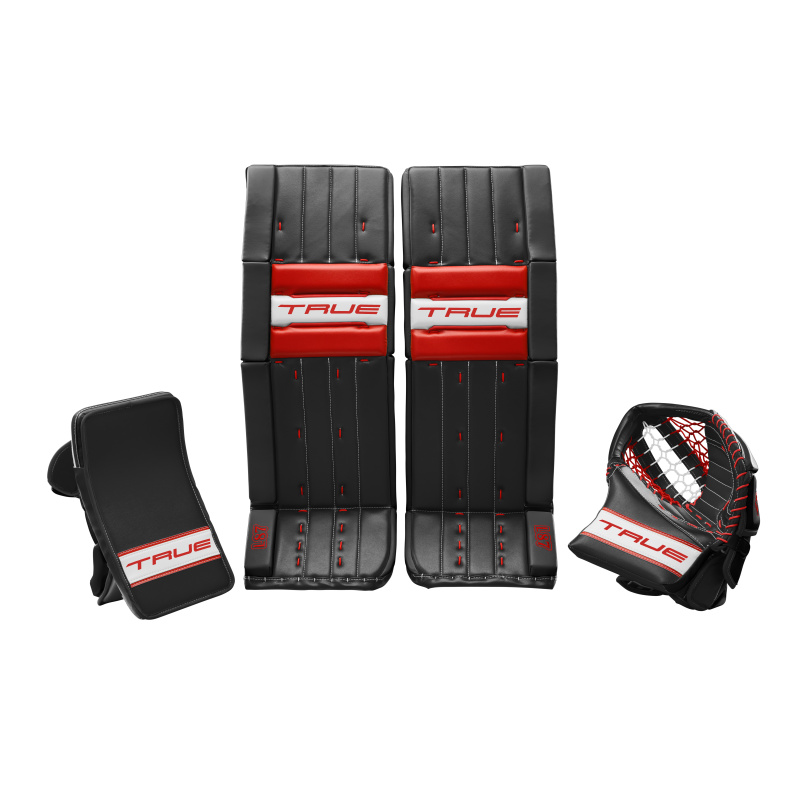 TRUE CATALYST L87 BLACK/RED/WHITE INTERMEDIATE BRANKÁRSKE BETÓNY, VYRÁŽAČKA A LAPAČKA