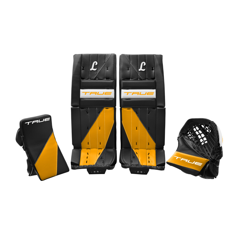 TRUE HZRDUS L95 BLACK/YELLOW/WHITE INTERMEDIATE BRANKÁRSKE BETÓNY, LAPAČKA A VYRÁŽAČKA