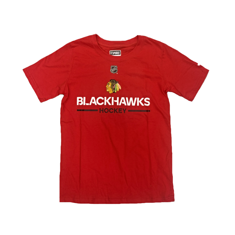 NHL APRO WORDMARK SS TEE CHICAGO BLACKHAWKS DETSKÉ TRIČKO