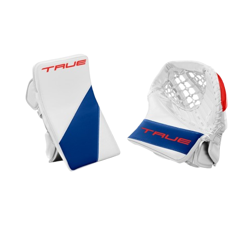 VYRÁŽAČKA A LAPAČKA TRUE HZRDUS L95 WHITE/ROYAL/RED INT