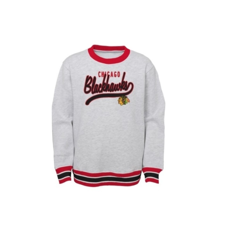 NHL LEGENDS CREW NECK PULLOVER CHICAGO BLACKHAWKS DETSKÁ MIKINA