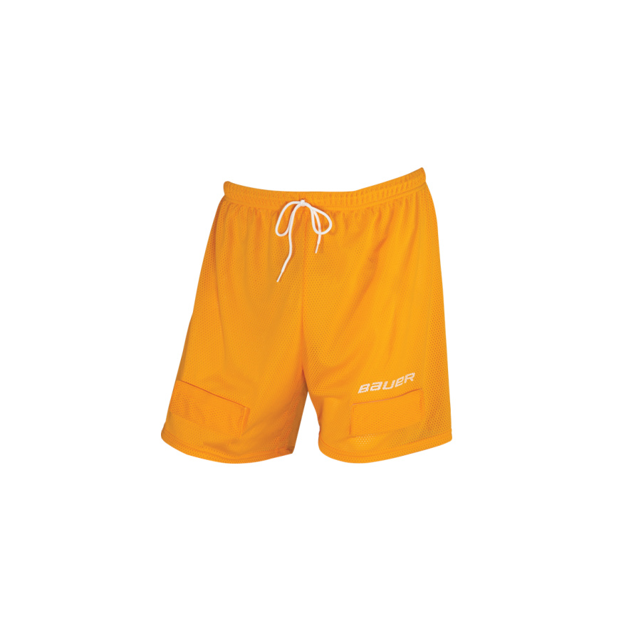 BAUER MESH JOCK SHORT YELLOW RIBANO SENIOR HOKEJOVÉ SUSPENZOROVÉ KRÁTKE NOHAVICE