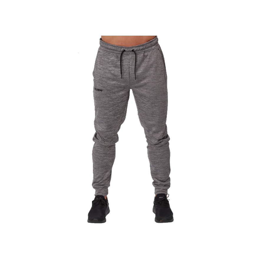 BAUER VAPOR FLEEZ JOGGER GREY PÁNSKE TEPLÁKOVÉ NOHAVICE 