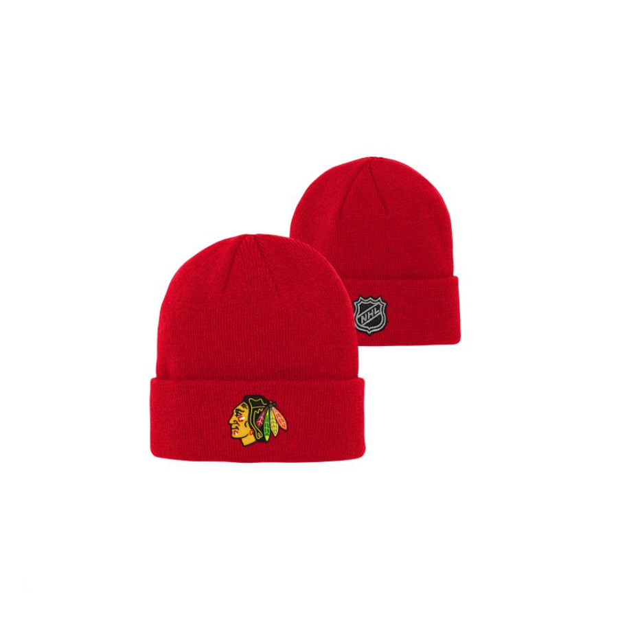 NHL CUFF KNIT CHICAGO BLACKHAWKS DETSKÁ ZIMNÁ ČIAPKA