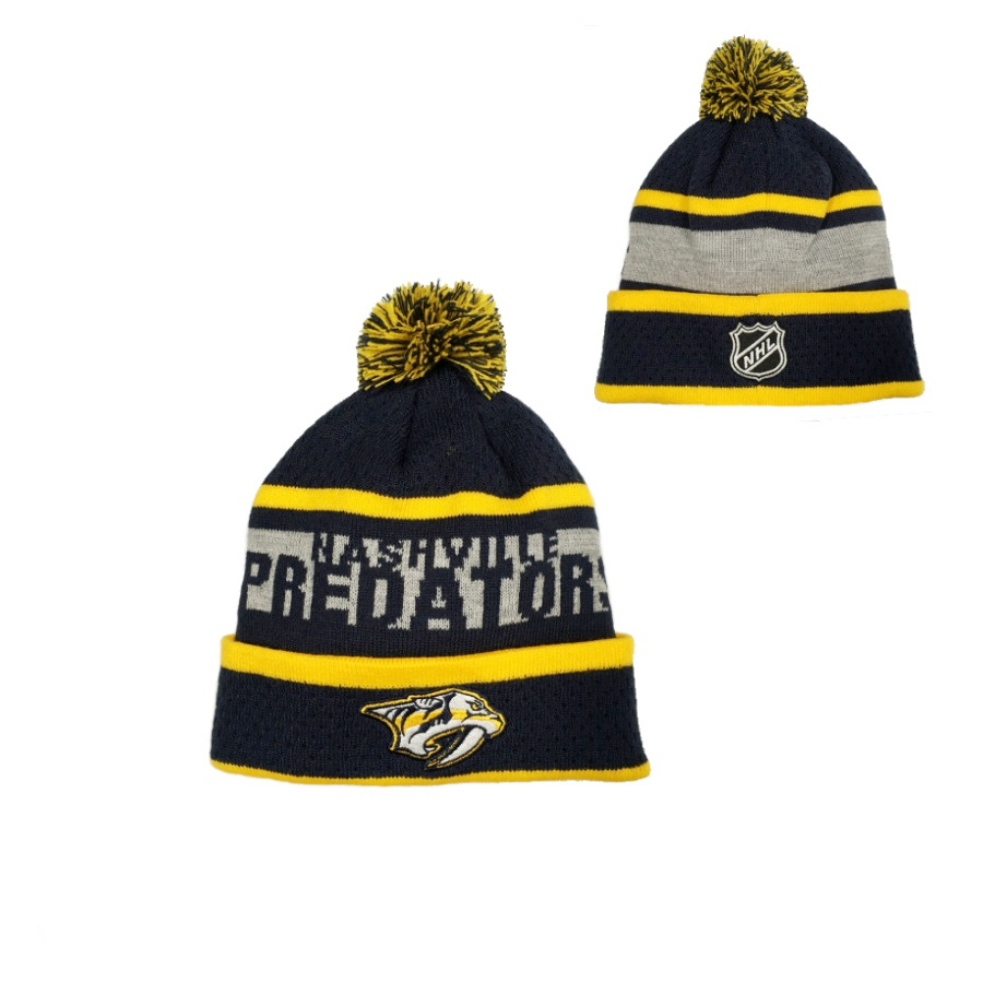 NHL BREAKAWAY JACQ CUFF POM NASHVILLE PREDATORS DETSKÁ ZIMNÁ ČIAPKA