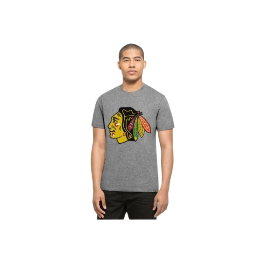 PÁNSKE TRIČKO NHL CHICAGO BLACKHAWKS GRAY 47 BRAND CLUB  
