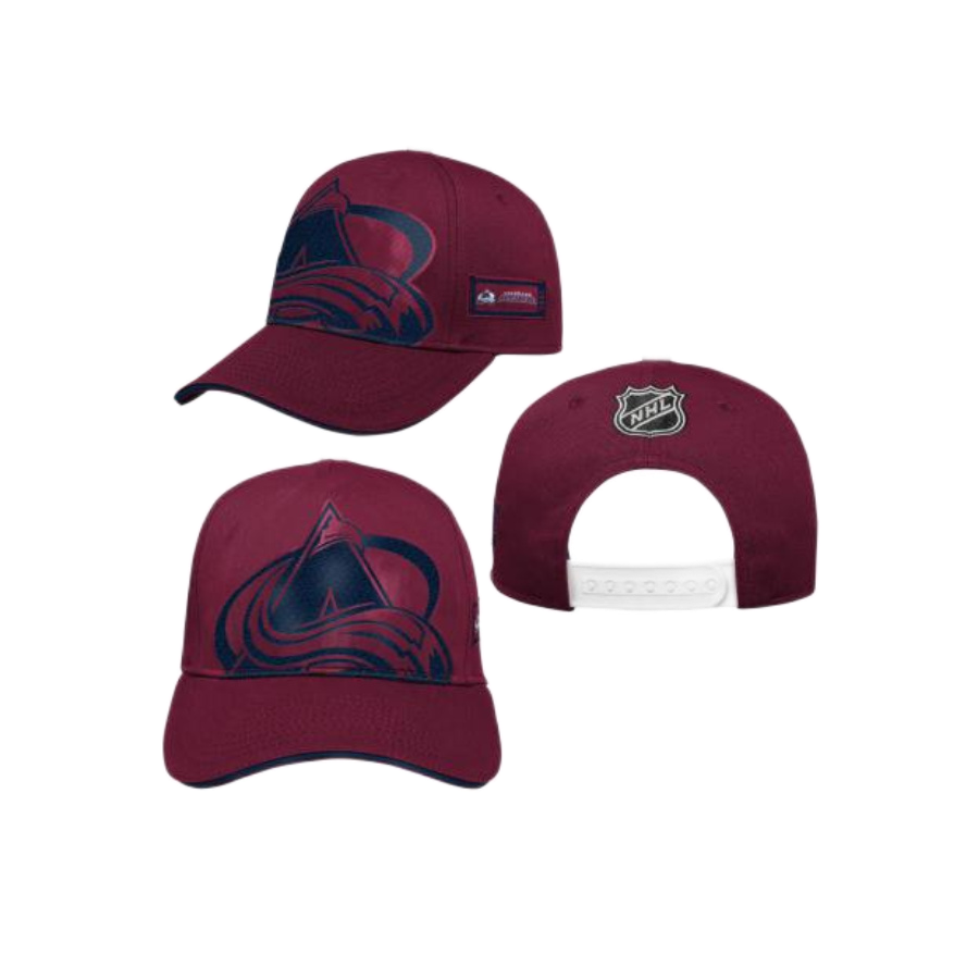 DETSKÁ ŠILTOVKA NHL COLORADO AVALANCHE BIG FACE PRECURVED SNAP  