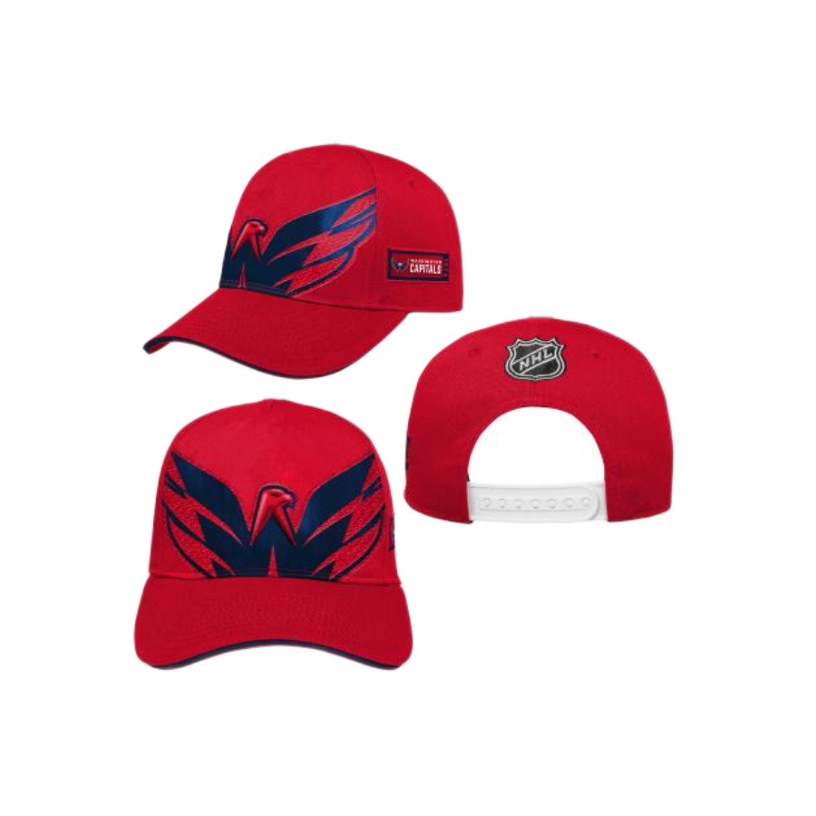 DETSKÁ ŠILTOVKA NHL WASHINGTON CAPITALS BIG FACE PRECURVED SNAP  