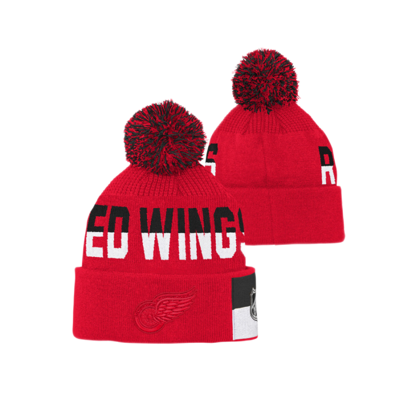 DETSKÁ ZIMNÁ ČIAPKA NHL DETROIT RED WINGS FACE-OFF JACQUARD KNIT 