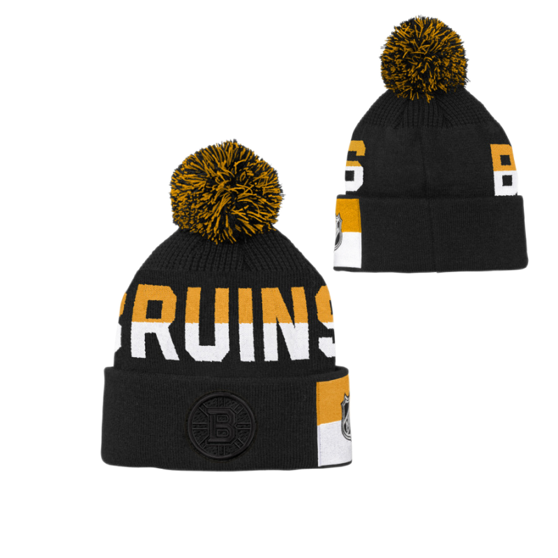DETSKÁ ZIMNÁ ČIAPKA NHL BOSTON BRUINS FACE-OFF JACQUARD KNIT 