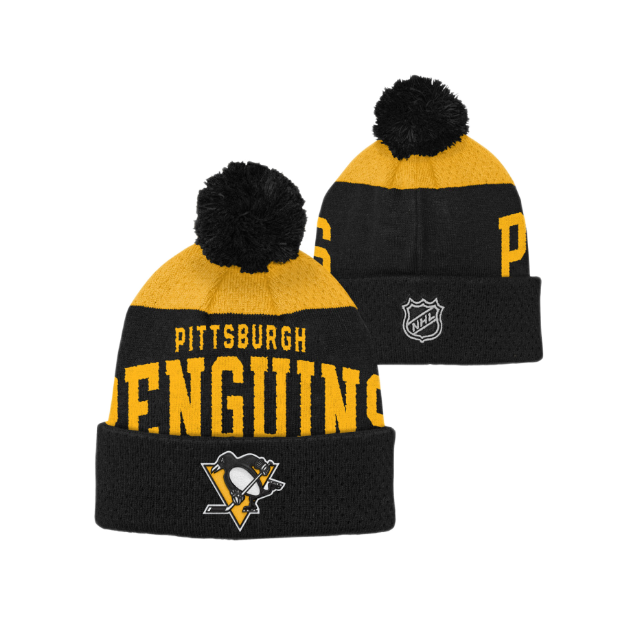 DETSKÁ ZIMNÁ ČIAPKA NHL PITTSBURGH PENGUINS STETCHARK KNIT 