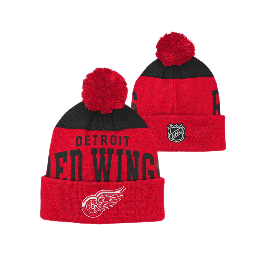 DETSKÁ ZIMNÁ ČIAPKA NHL DETROIT RED WINGS STETCHARK KNIT 
