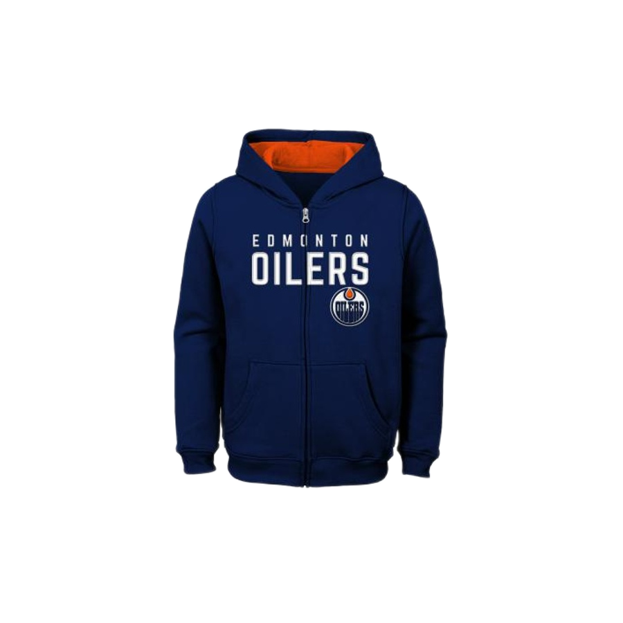 DETSKÁ MIKINA NHL EDMONTON OILERS STATED FULL ZIP HOODIE 
