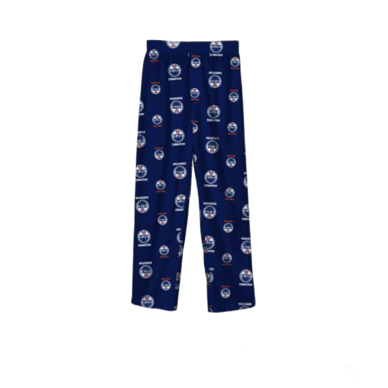 DETSKÉ PYŽAMOVÉ NOHAVICE NHL EDMONTON OILERS TEAM COLORED PRINTED PANT 