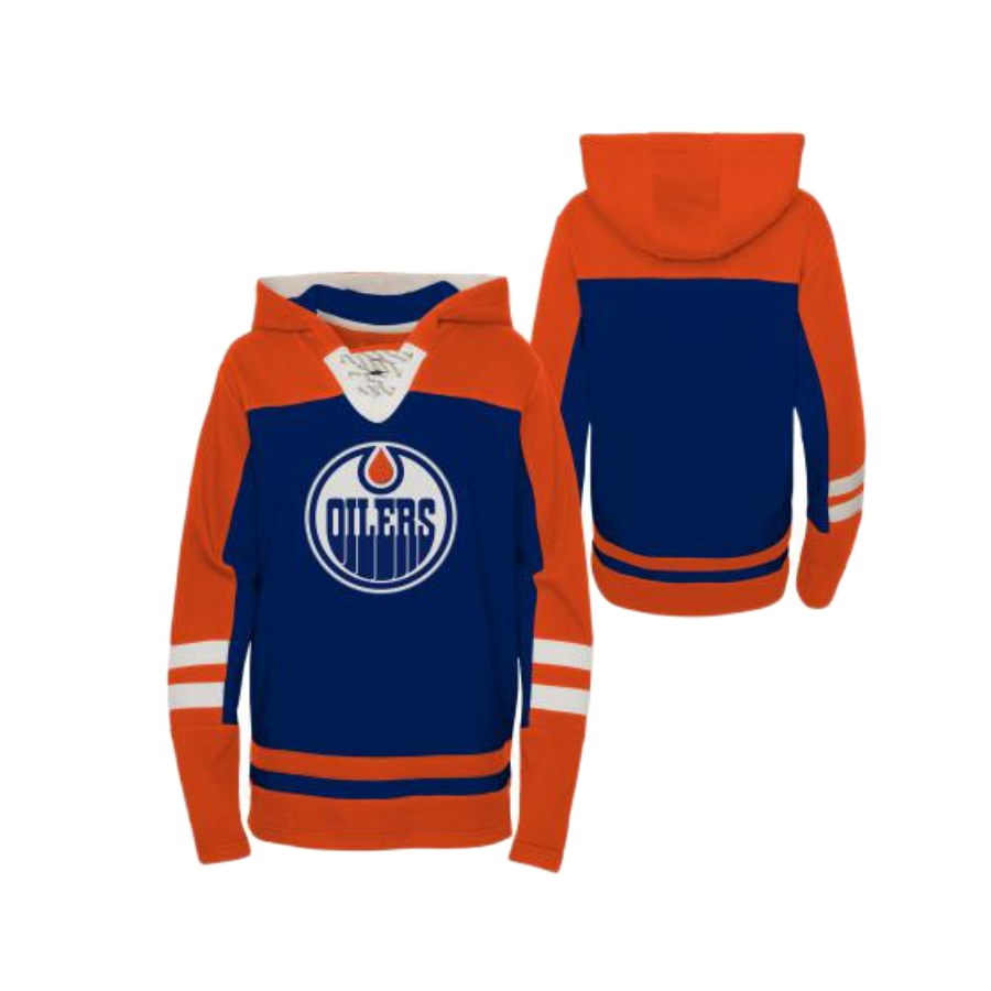 DETSKÁ MIKINA NHL EDMONTON OILERS AGELESS REVISITED - HOME PO HOODIE 