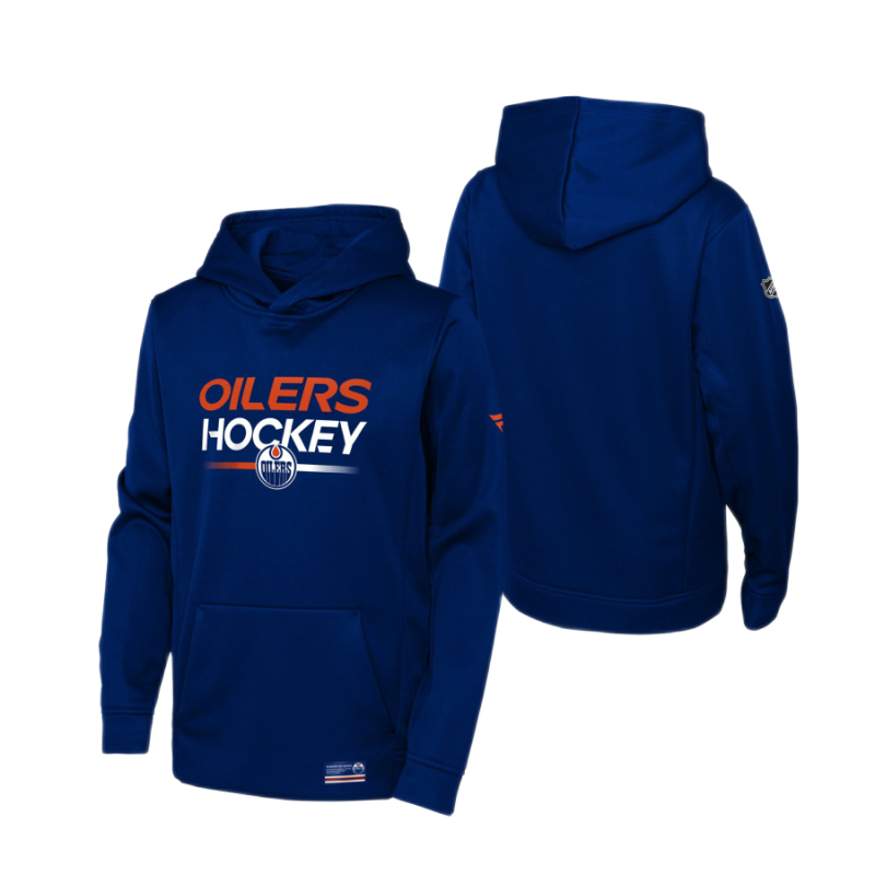 DETSKÁ MIKINA NHL EDMONTON OILERS AUTHENTIC PRO HOODIE PO HOOD 