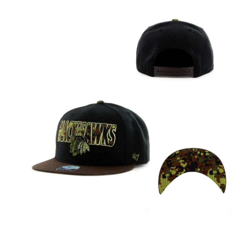 ŠILTOVKA NHL CHICAGO BLACKHAWKS 47 BRAND PROSPECT SNAPBACK  