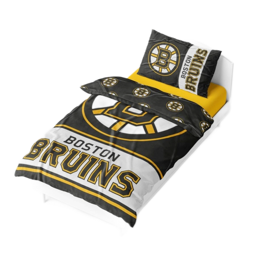 POSTEĽNÉ OBLIEČKY NHL BOSTON BRUINS MIKROPLYŠOVÉ 