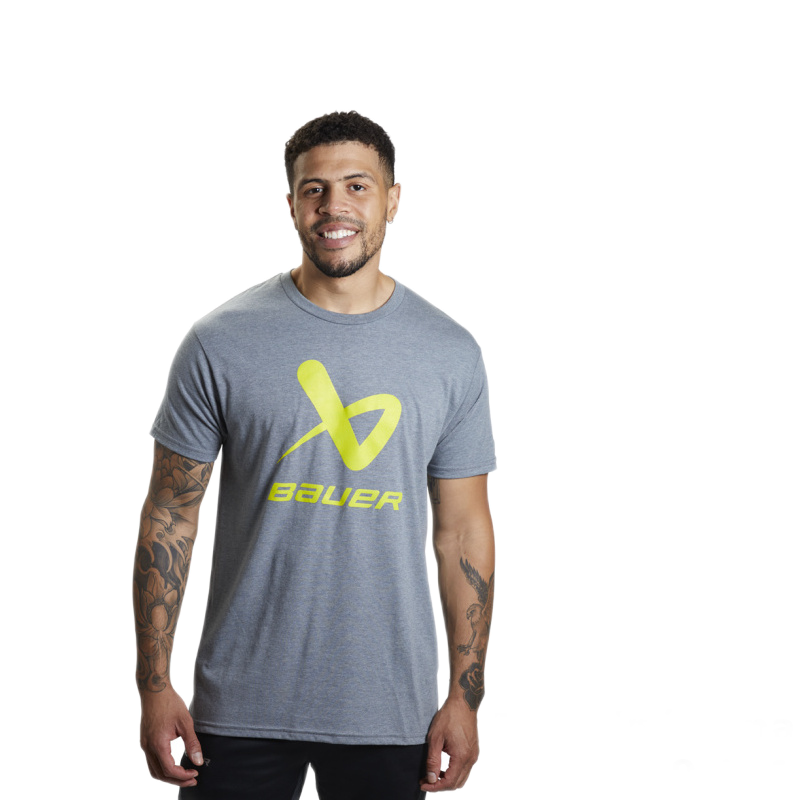 PÁNSKE TRIČKO BAUER CORE LOCKUP SS GRY 