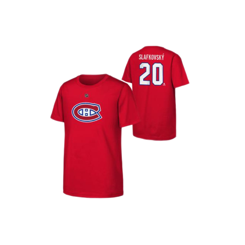 DETSKÉ TRIČKO NHL MONTREAL CANADIENS SLAFKOVSKÝ 20 FLAT NAME & NUMBER SS CTN TEE   