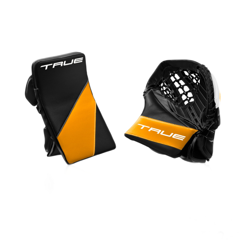 VYRÁŽAČKA A LAPAČKA TRUE HZRDUS L95 BLACK/YELLOW/WHITE INT