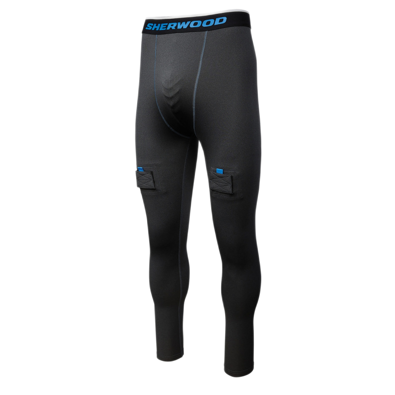 RIBANO HOKEJOVÉ SUSPENZOROVÉ NOHAVICE SHERWOOD HAT TRICK COMPRESSION JOCK PANT SR