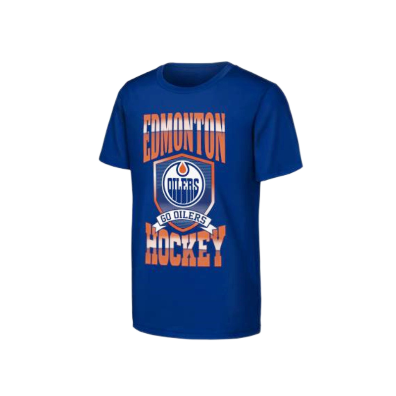 DETSKÉ TRIČKO NHL EDMONTON OILERS BIG SHIELD SS TEE