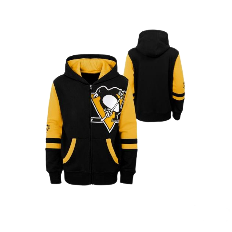 DETSKÁ MIKINA NHL PITTSBURGH PENGUINS FACEOFF FULL ZIP FLEECE HOODIE 