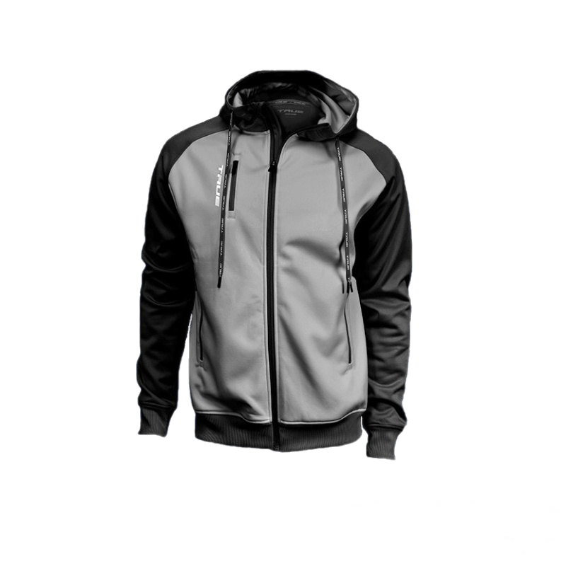 DETSKÁ MIKINA TRUE FULL ZIP FLEECE GRAPHIC HOODIE BLACK 
