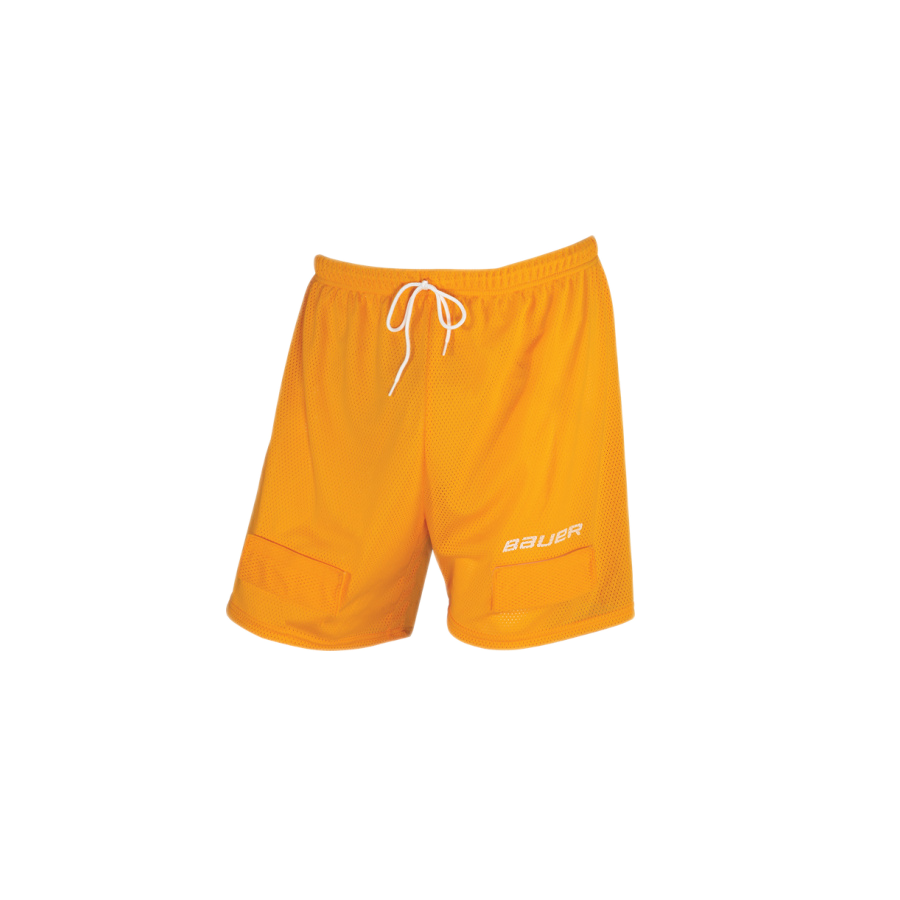 RIBANO HOKEJOVÉ SUSPENZOROVÉ KRÁTKE NOHAVICE BAUER MESH JOCK SHORT YELLOW YTH