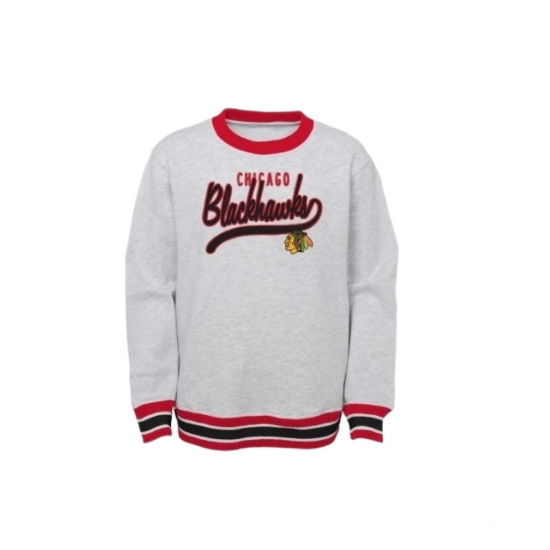 DETSKÁ MIKINA NHL CHICAGO BLACKHAWKS LEGENDS CREW NECK PULLOVER 
