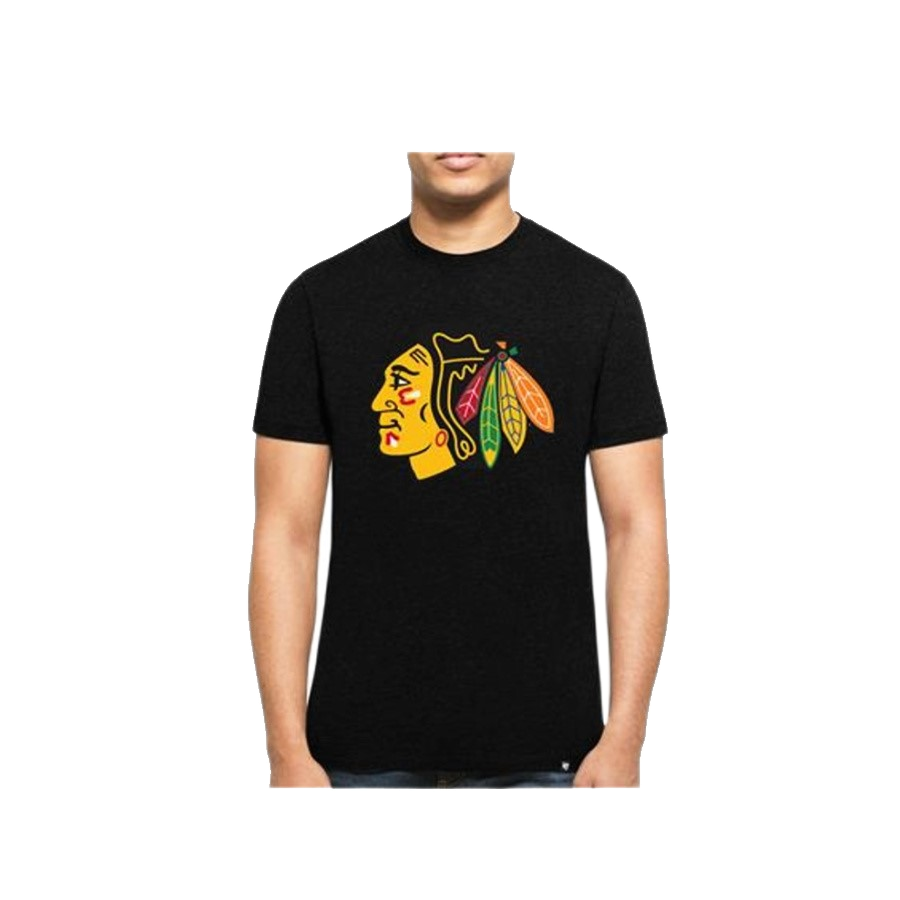 PÁNSKE TRIČKO NHL CHICAGO BLACKHAWKS BLACK 47 BRAND CLUB  