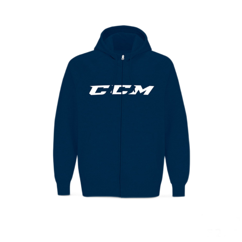 DETSKÁ MIKINA CCM CVC FULLZIP HOODY NAVY 